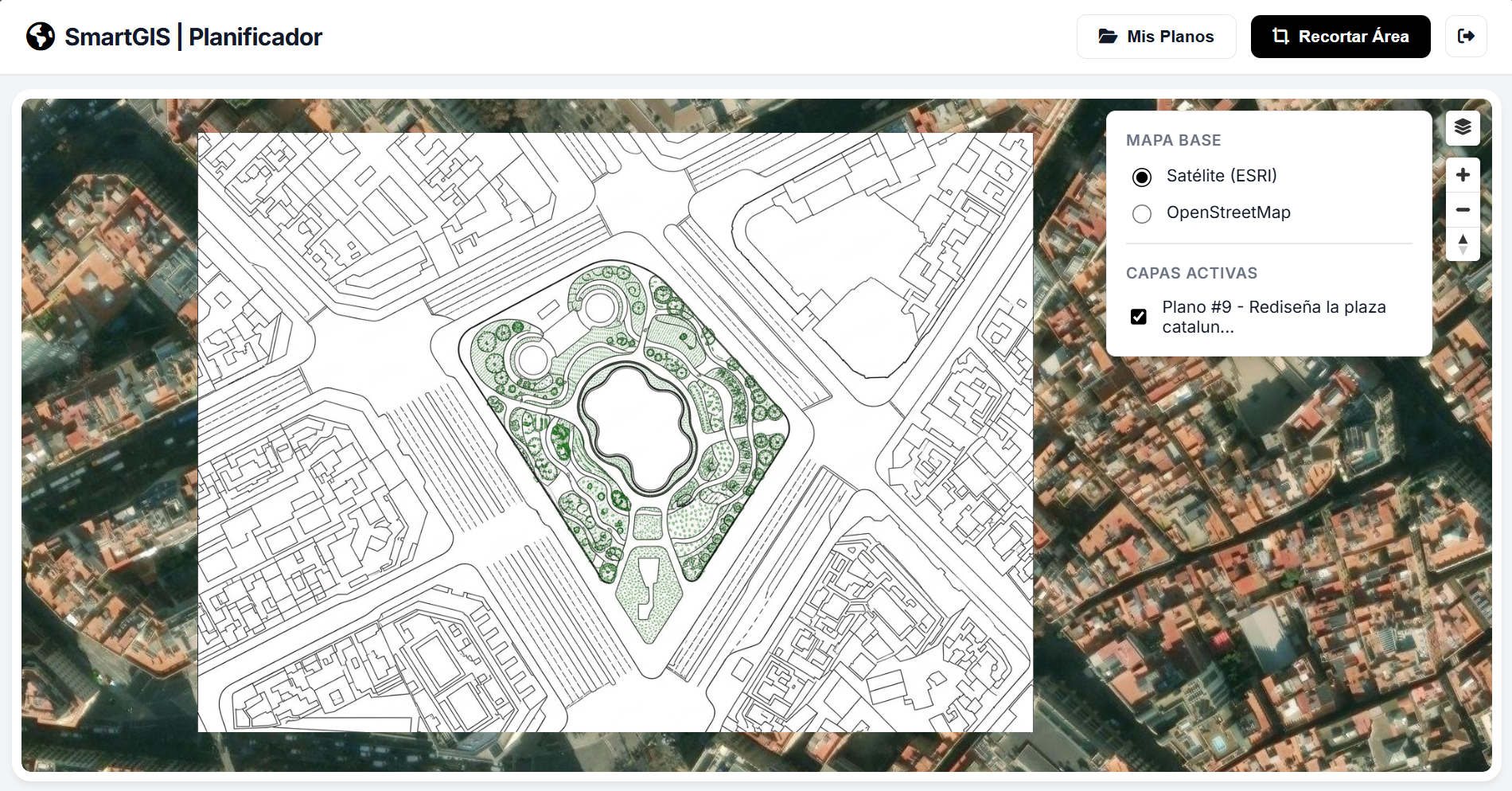 Generación de planos por IA con SmartGIS